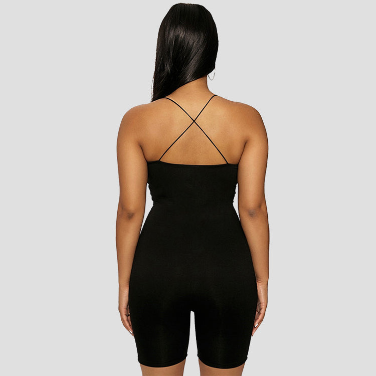 Spaghetti Strap Short Jumpsuit