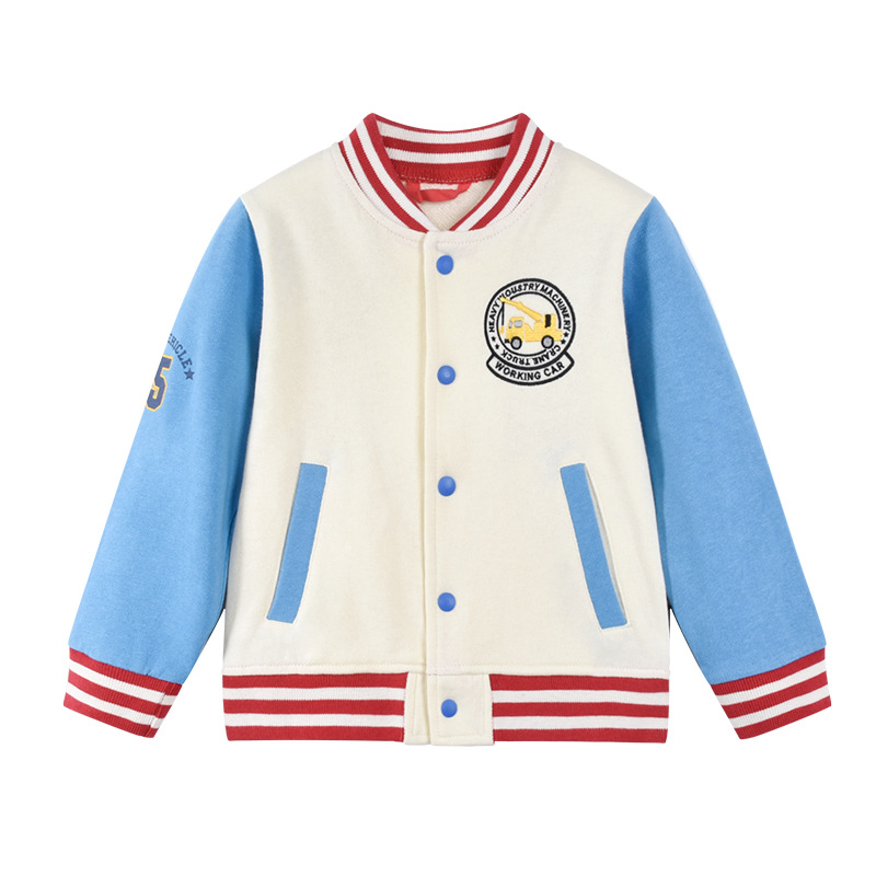 Baseball jacket – spring and autumn boys’ cardigan tops