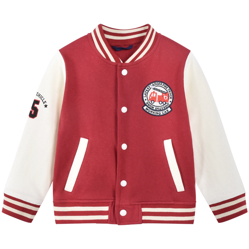 Baseball jacket – spring and autumn boys’ cardigan tops