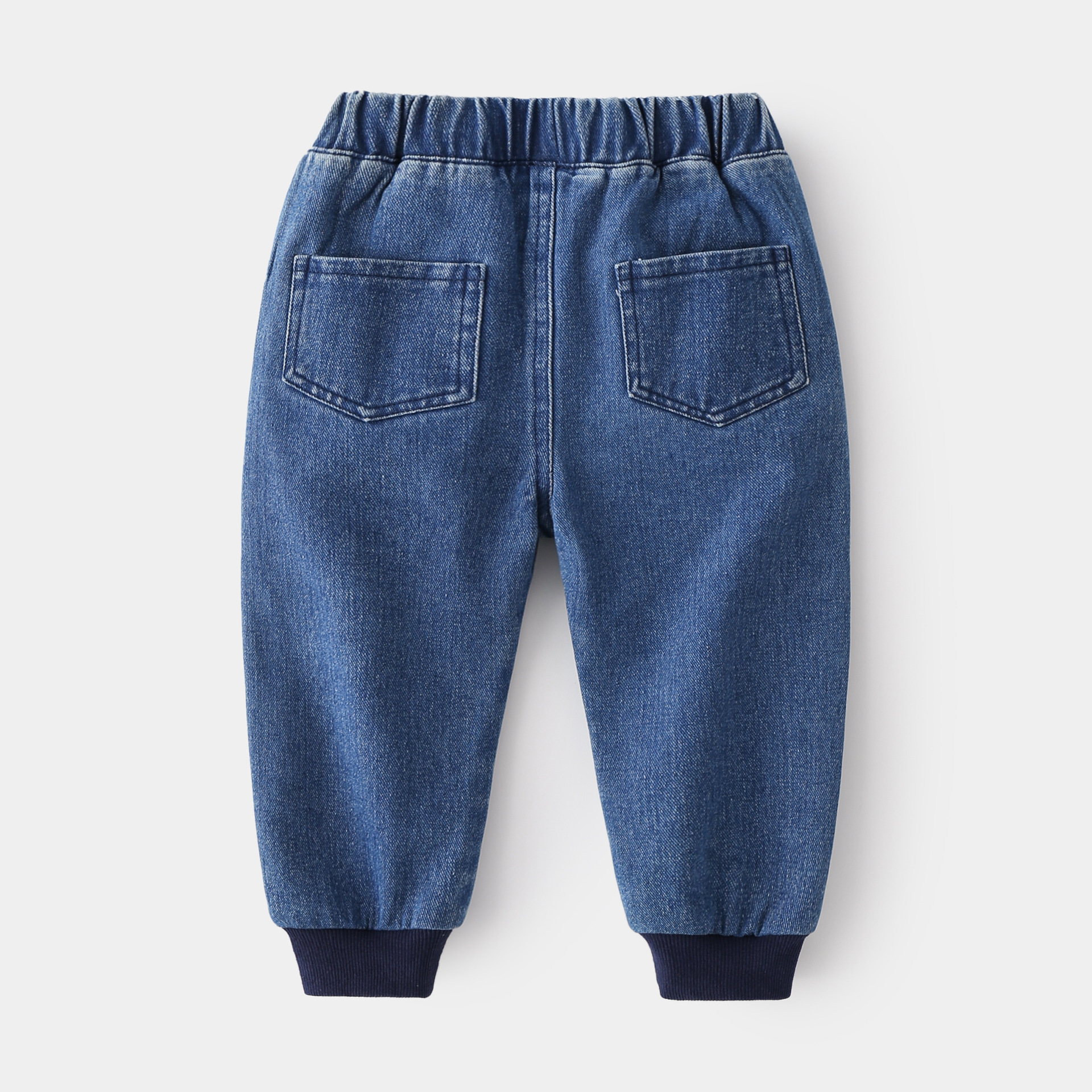 Trendy Korean version of the temperament cotton casual jeans