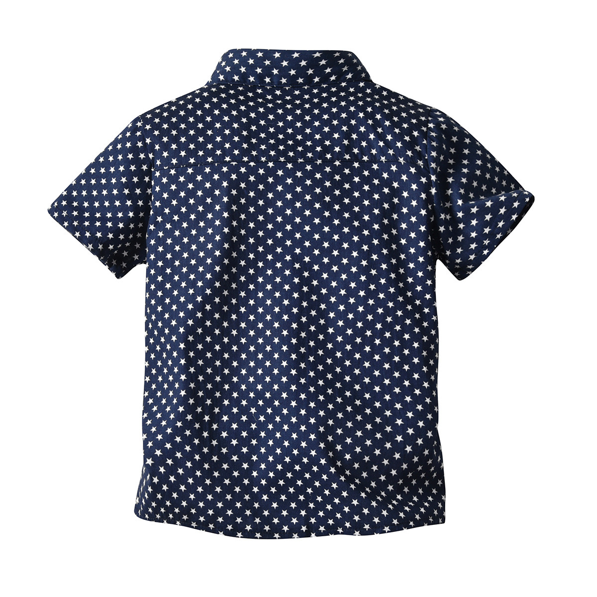 Star cotton short-sleeved shirts