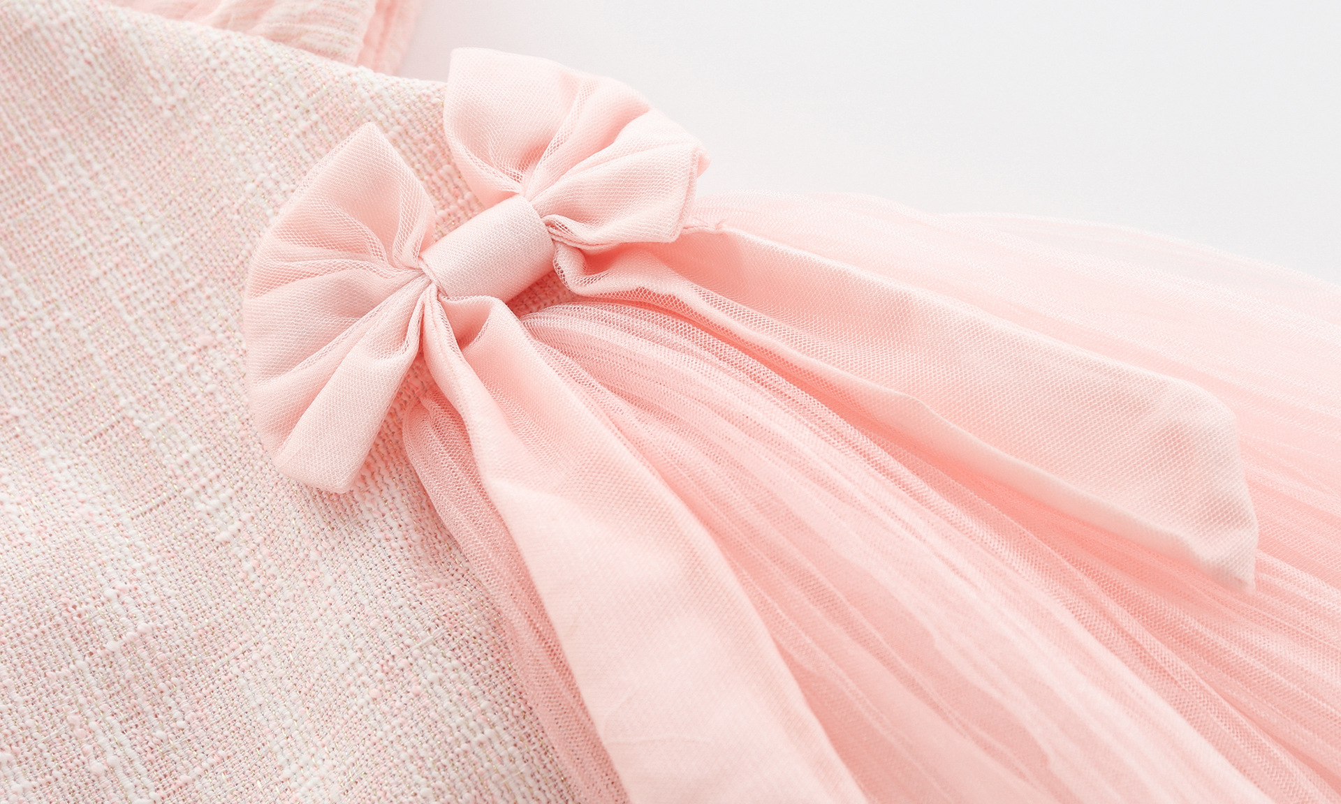 Pink bow princess dress