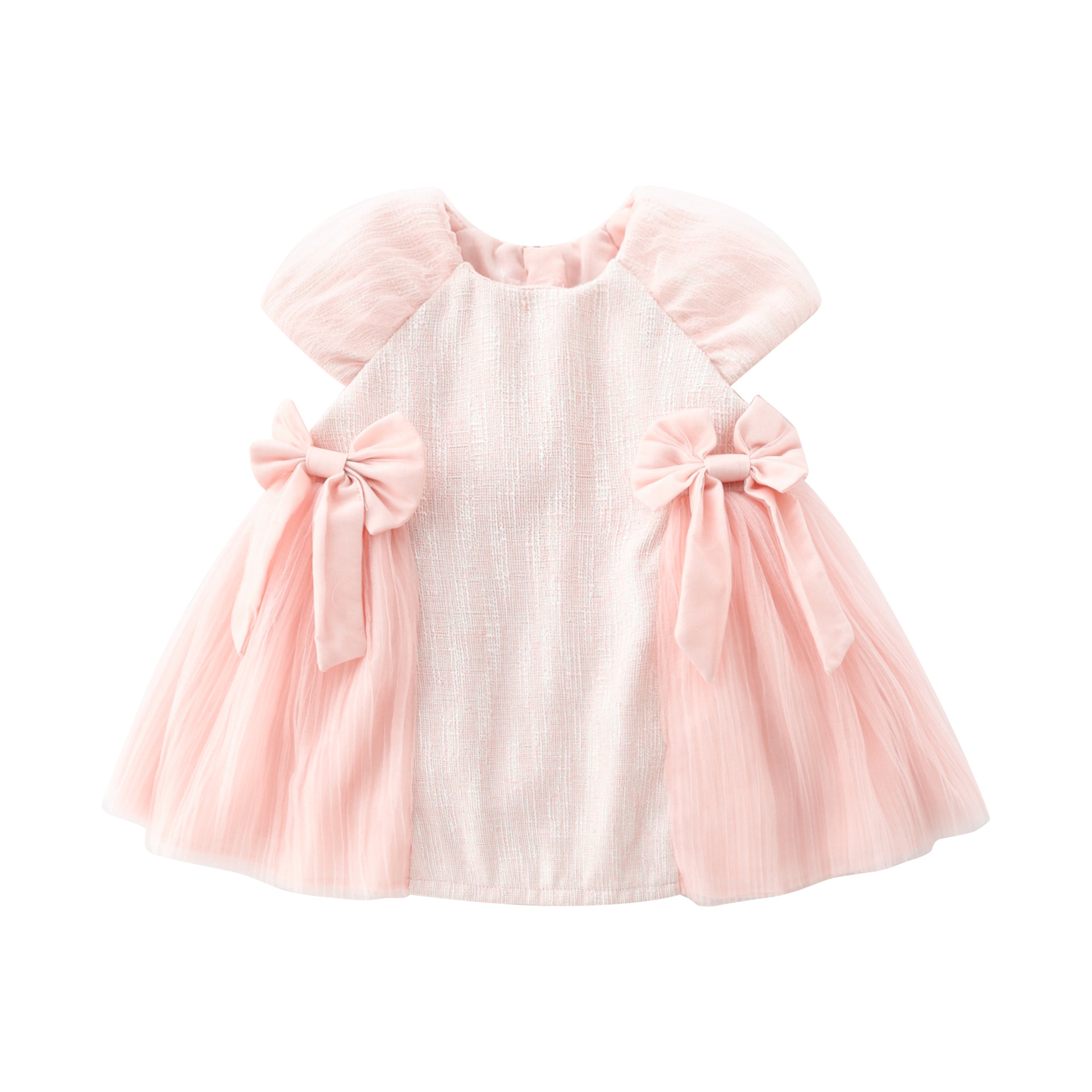 Pink bow princess dress