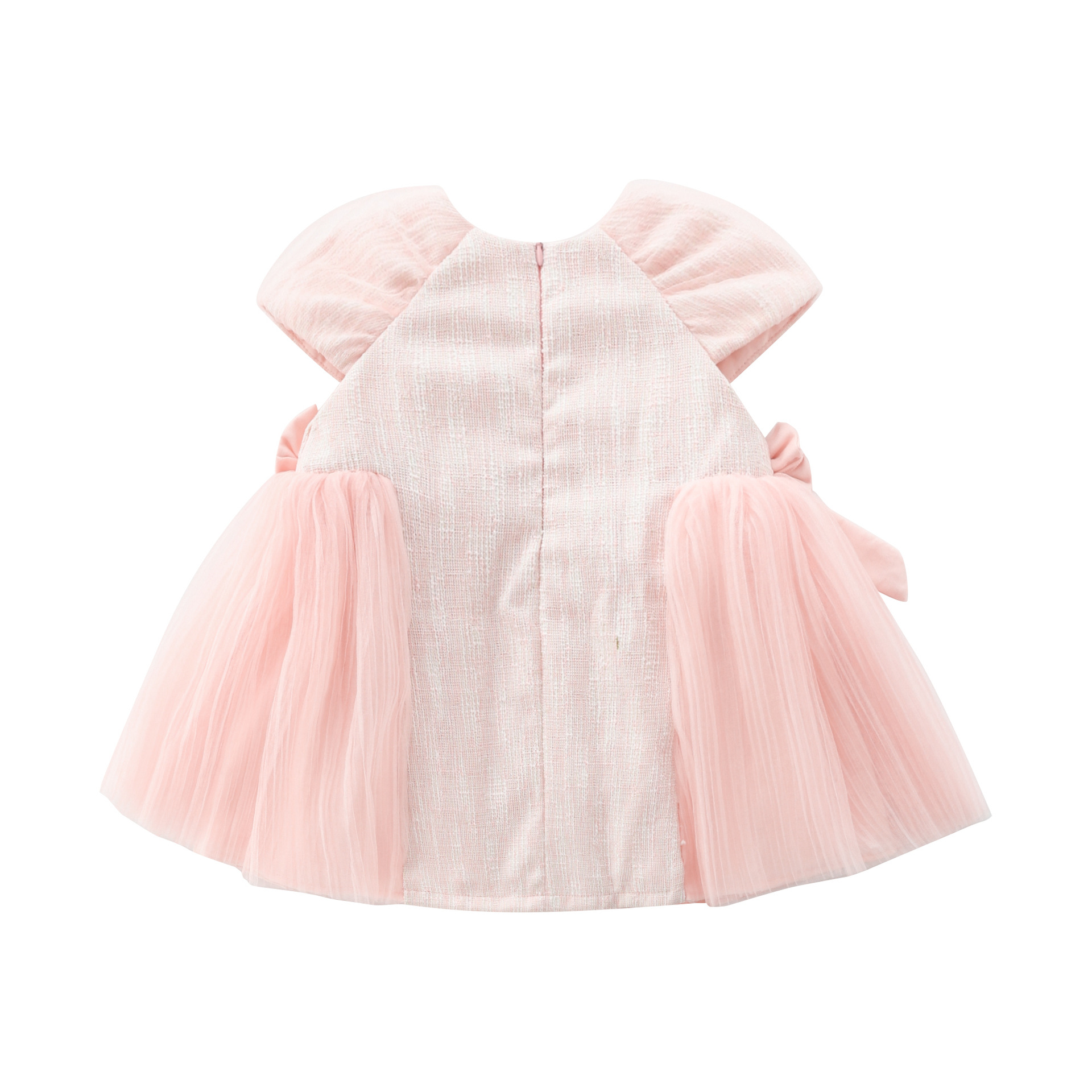 Pink bow princess dress