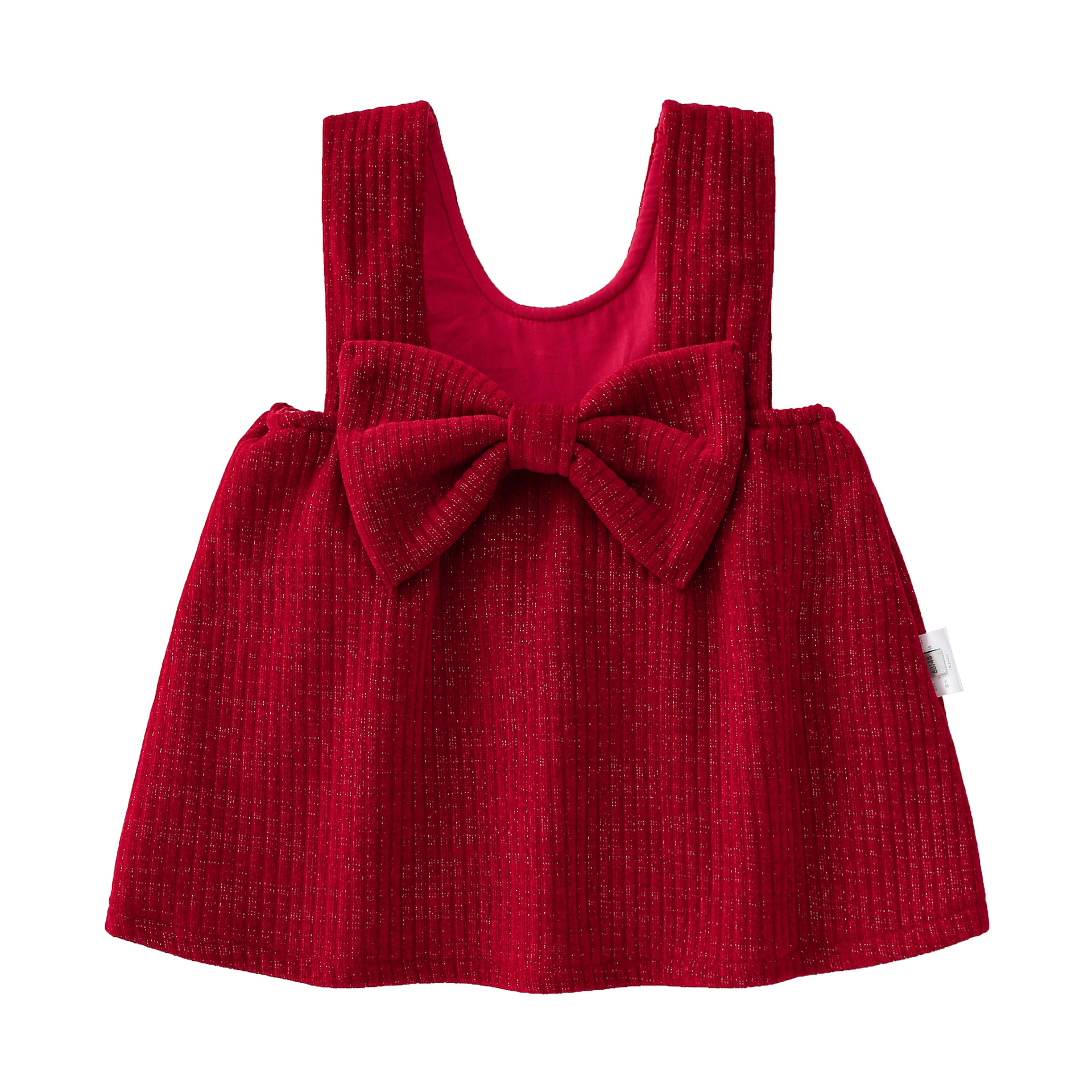 Baby girl big red dress skirt undershirt dress