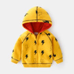 Hooded zipper children’s jacket