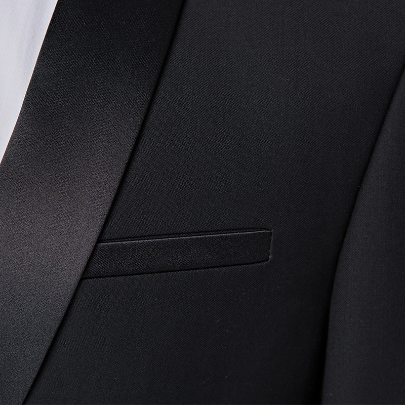 New men’s suit suit Korean version of the slim black suit