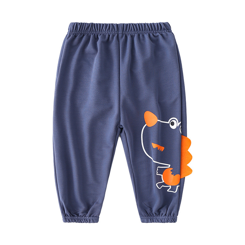 Boys’ small dinosaur cartoon pattern pants