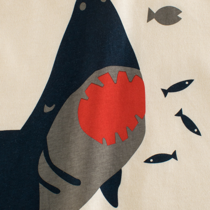 Children’s shark print T-shirt