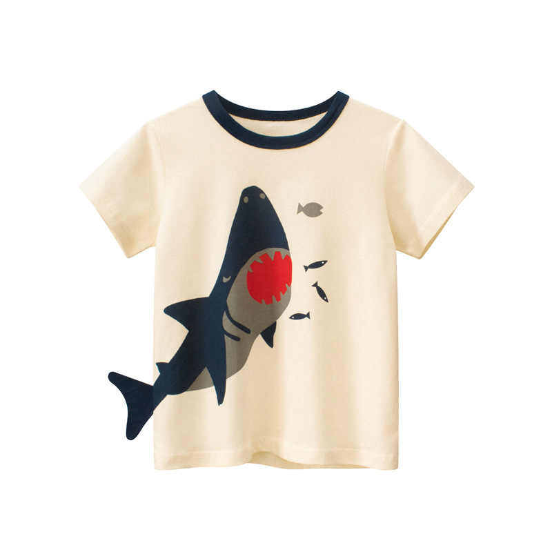 Children’s shark print T-shirt