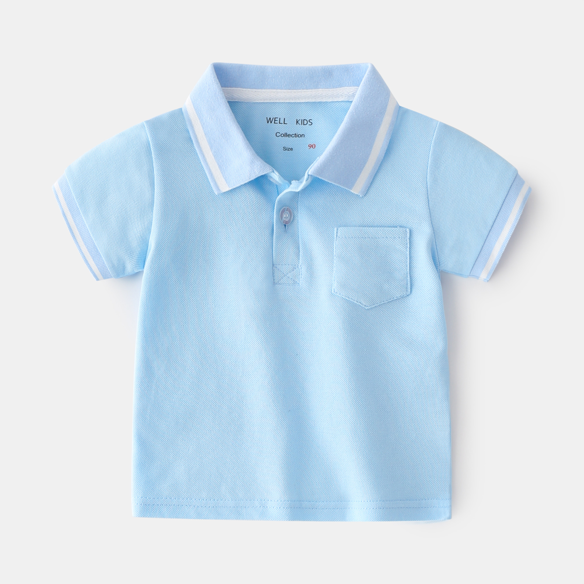 Home boys’ short-sleeved polo shirt