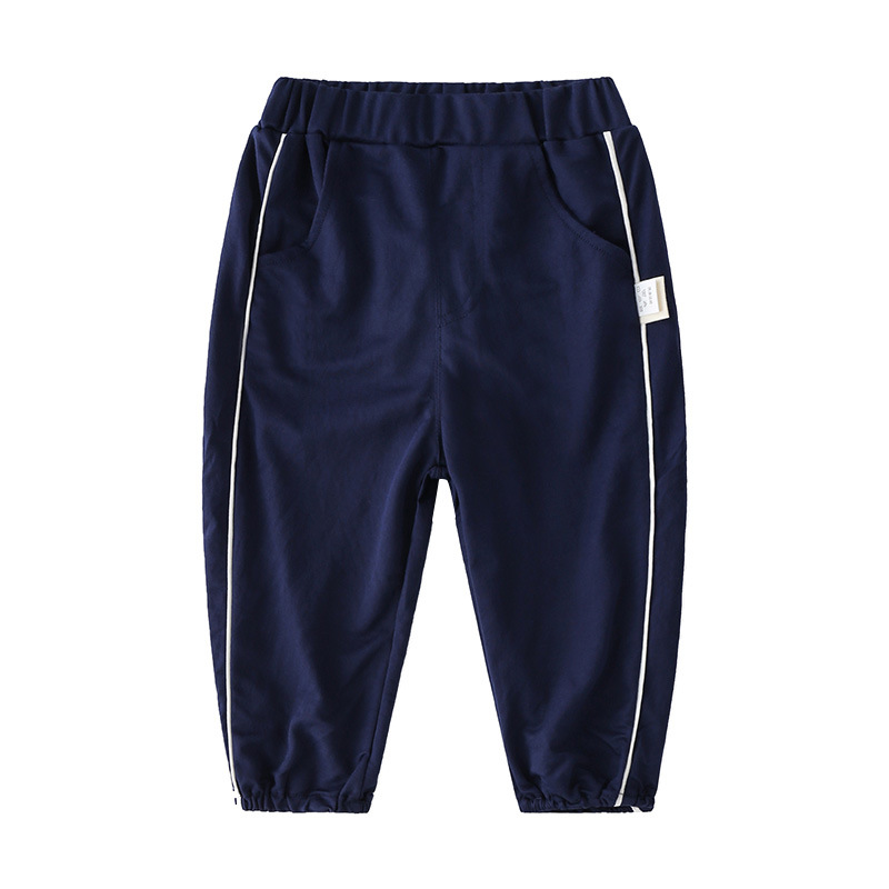 Thin section breathable small and medium children sports casual pants