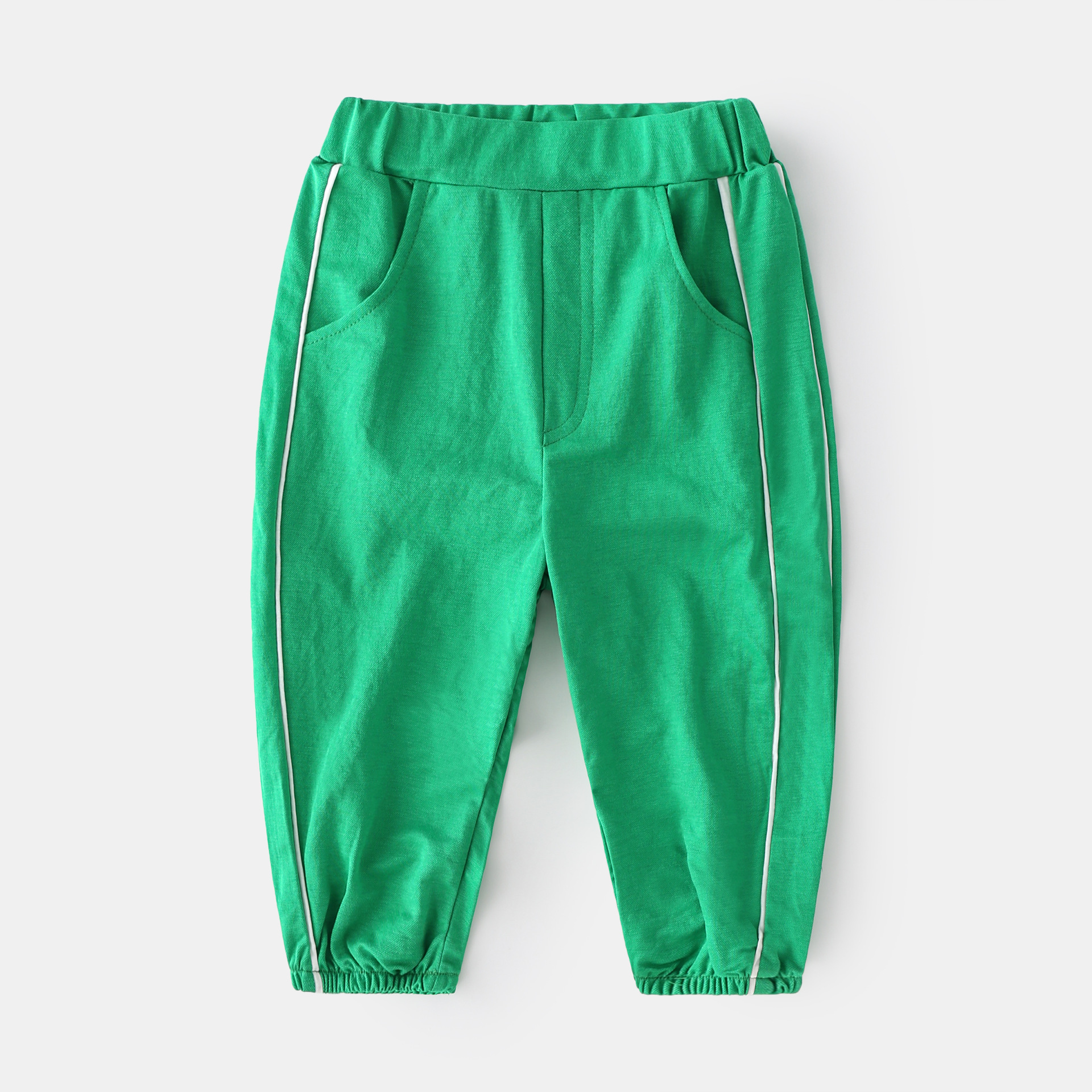 Thin section breathable small and medium children sports casual pants