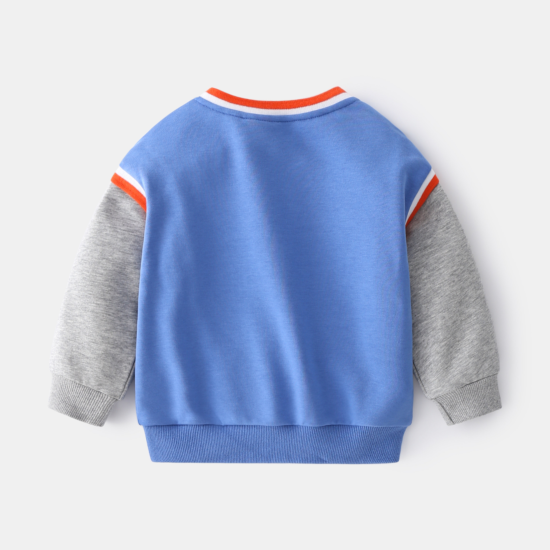 Cartoon print baseball jersey sweatshirt