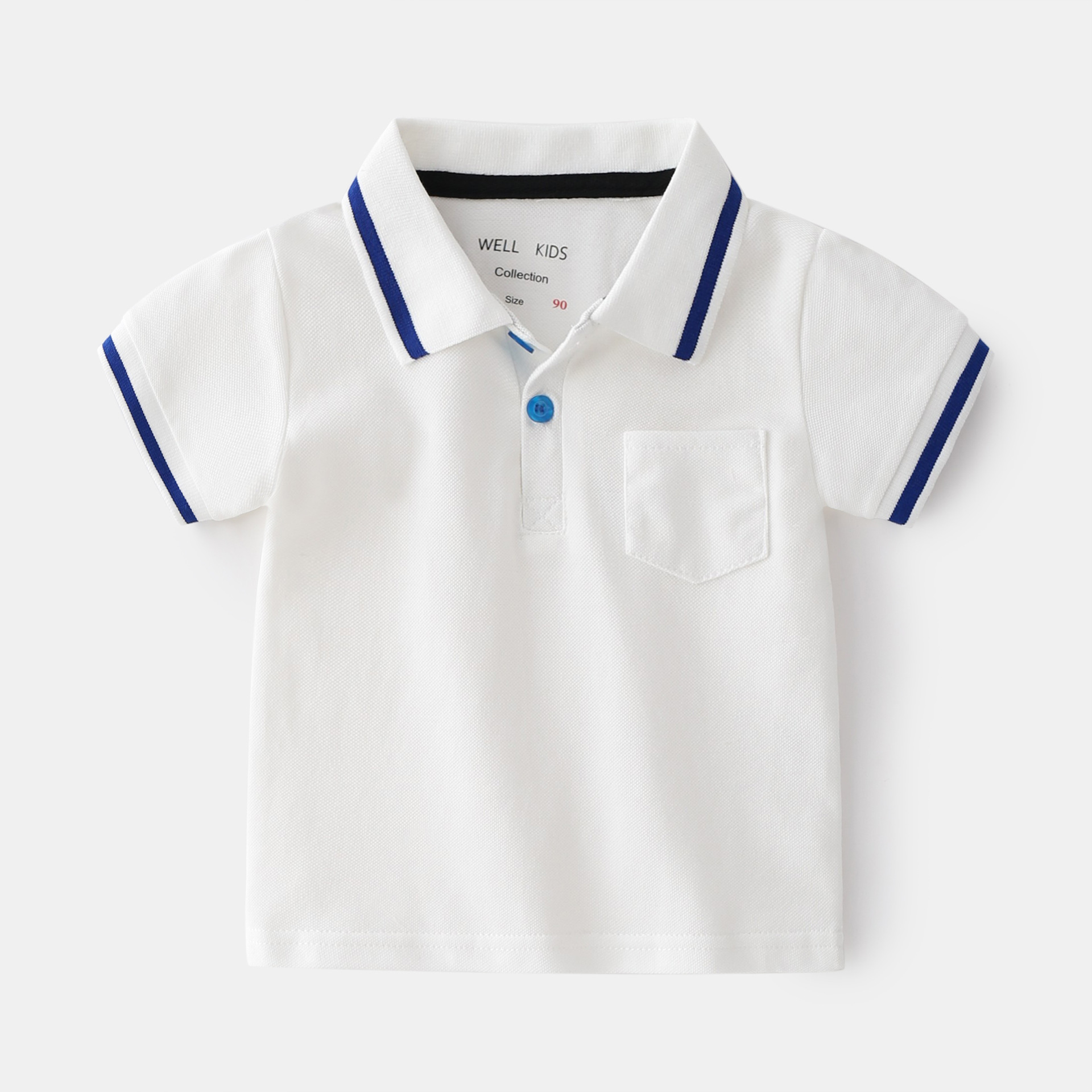 Home boys’ short-sleeved polo shirt