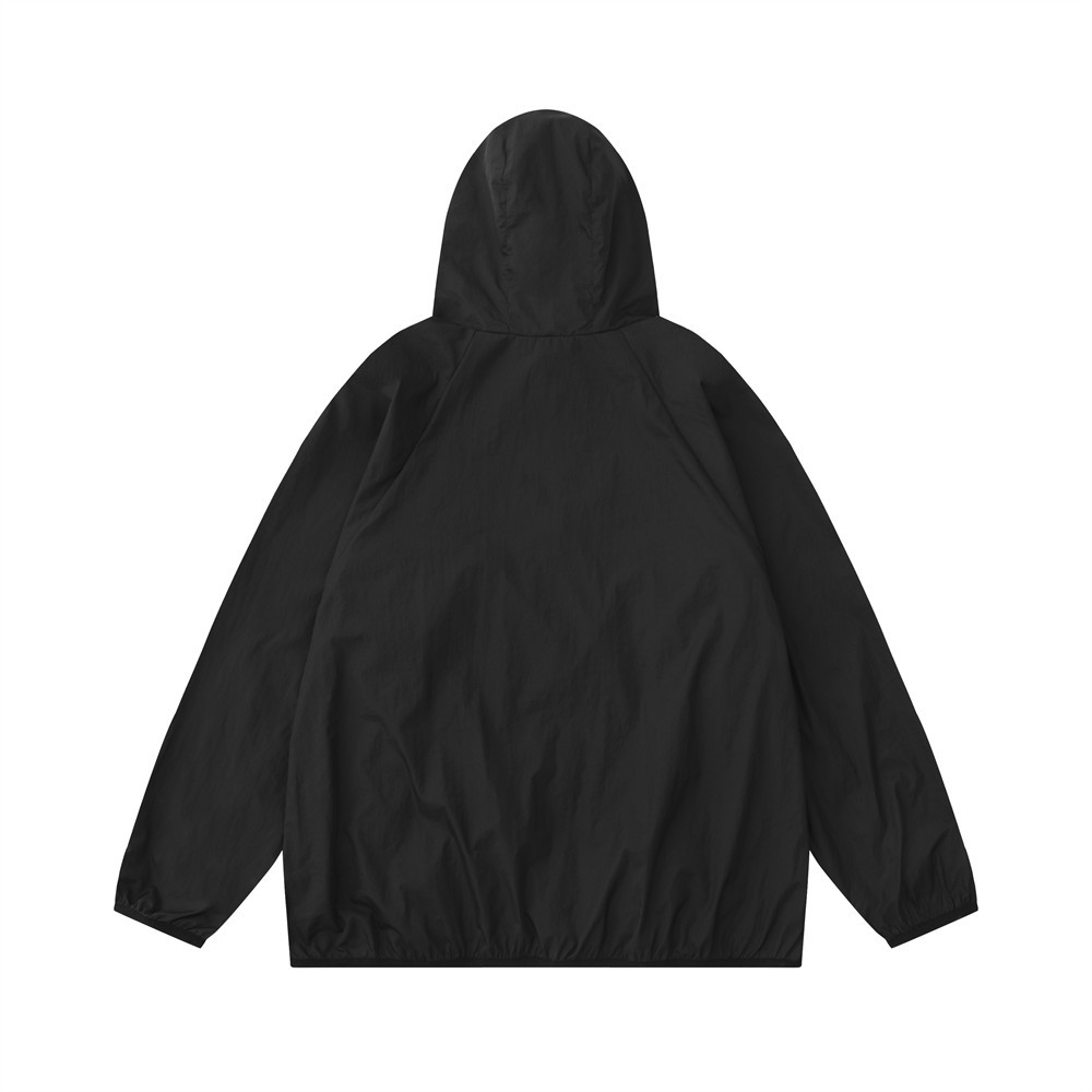 Niche design zipper windproof jacket windbreaker