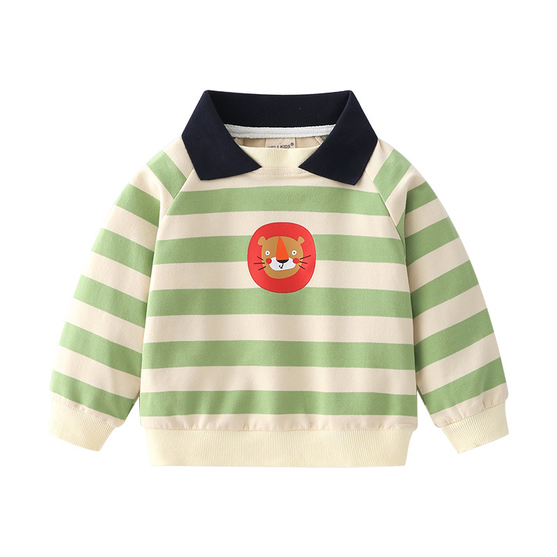 Fashion casual striped boys’ sweatshirt