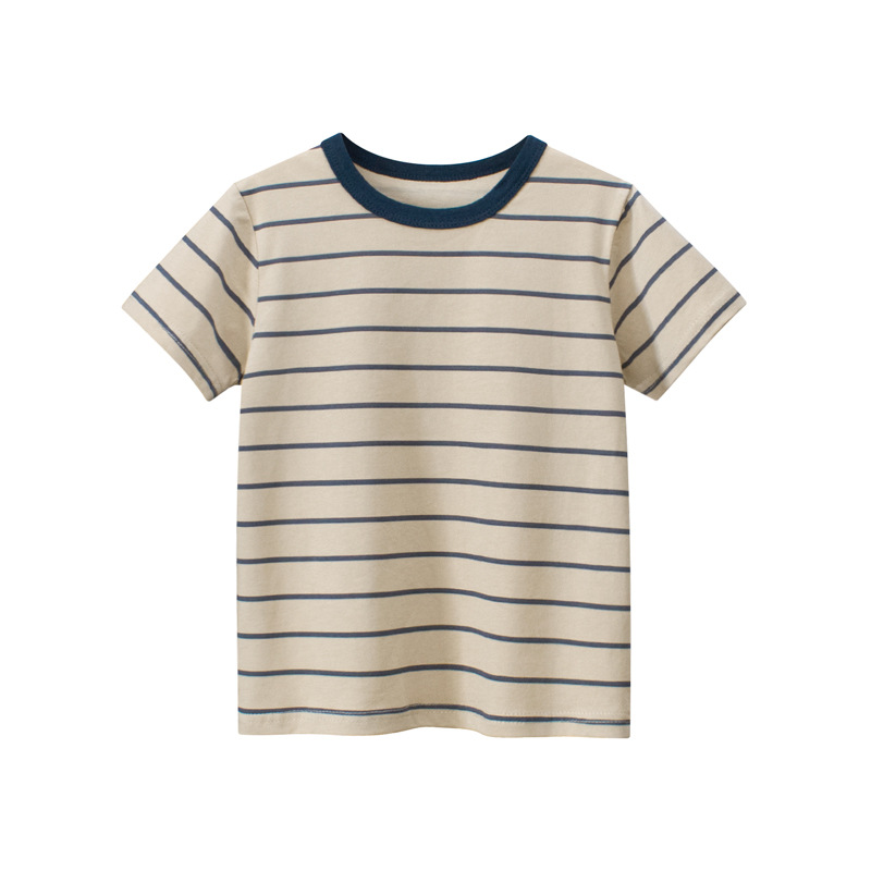 Children’s short-sleeved T-shirt stripes