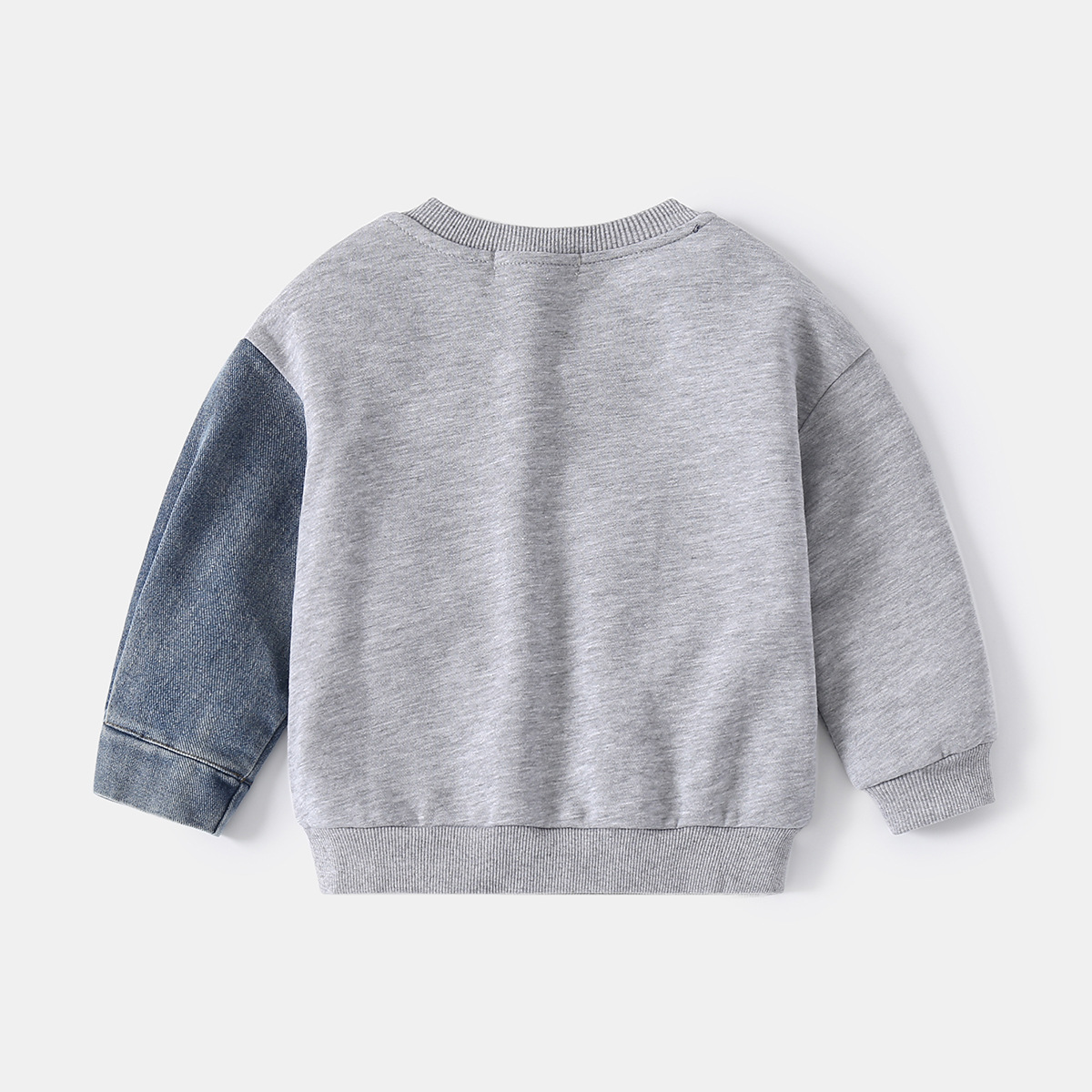 Spring boys’ denim spell sleeve sweater