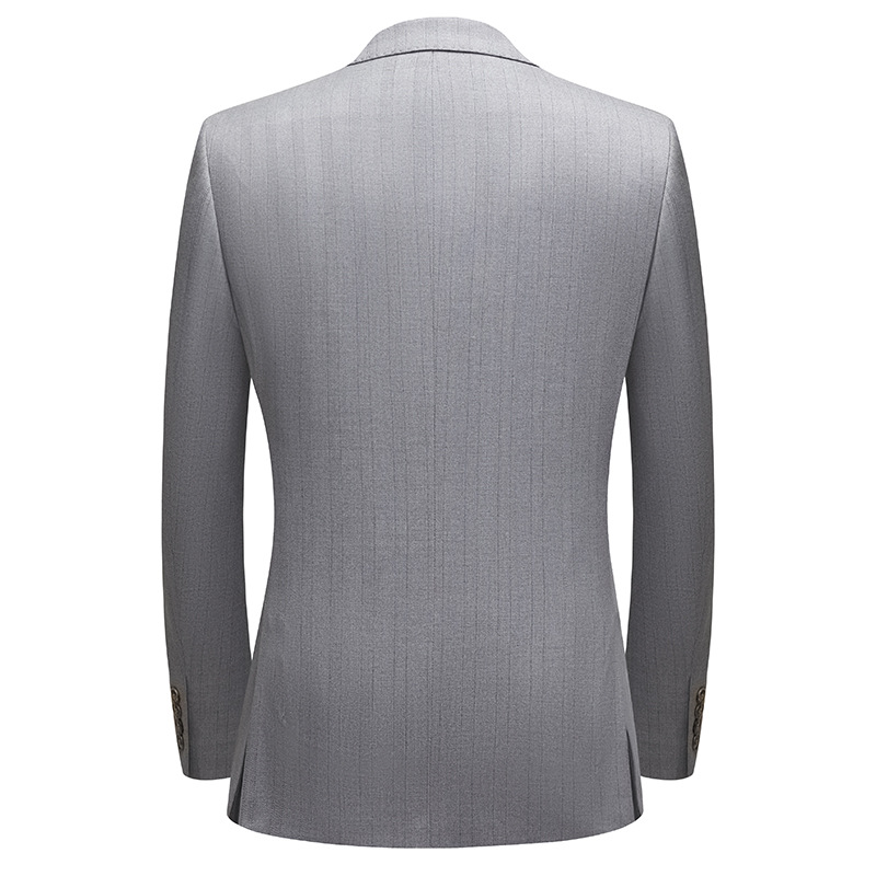 New men’s suit suit Korean version of light gray casual suit