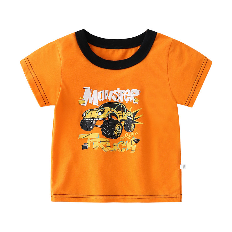 Boys’ short-sleeved T-shirt cartoon cute