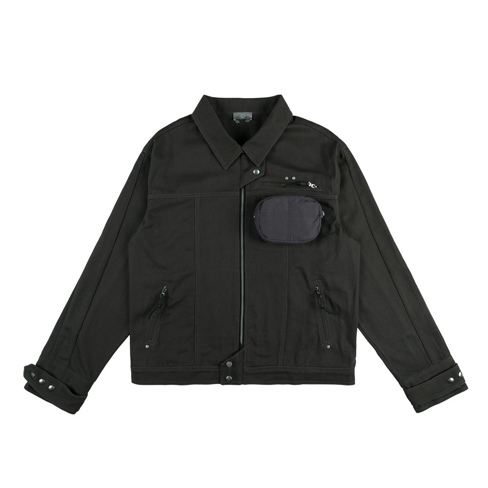 Work style multi-pocket jacket for men