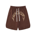 Street embroidered letters casual sports shorts