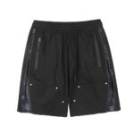 Functional style work shorts with zip patchwork pockets Sport