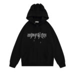 Niche dark system devil cowl hooded sweatshirt