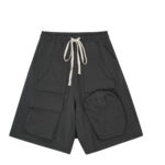 Multi-pocket work sports big crotch collar shorts