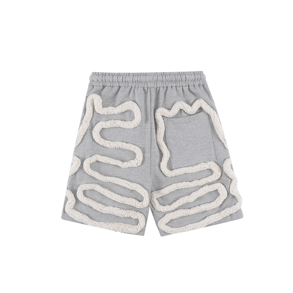 Line flocked shorts for boys