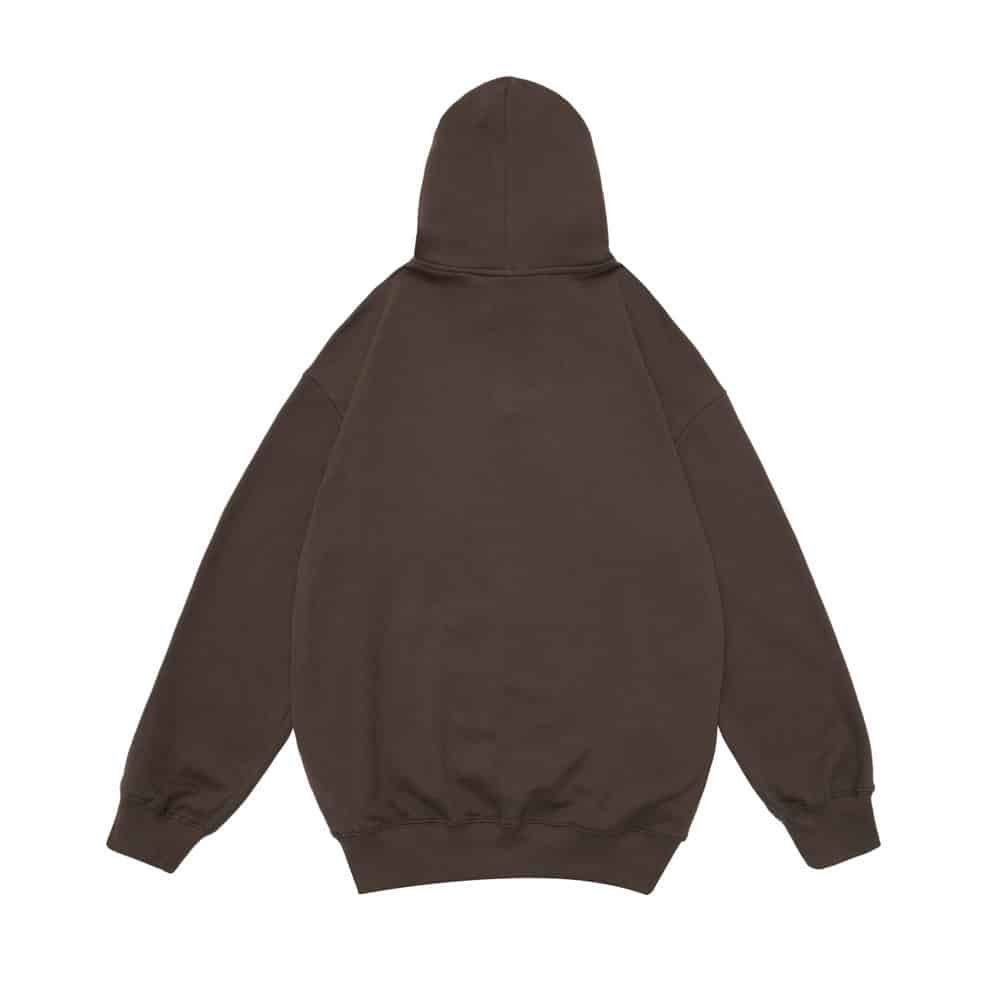 Letter print hooded sweatshirt for men