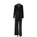 Shirt pajamas velvet warm long-sleeved pants