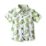 Beach cotton boys’ printed shirts