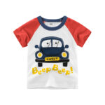 Summer boys’ cartoon short-sleeved t shirt