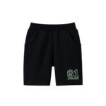 Patch embroidery boys’ shorts