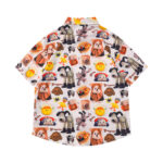 Cartoon animal full print short-sleeved shirt