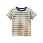 Children’s short-sleeved T-shirt stripes