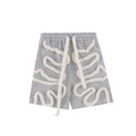 Line flocked shorts for boys